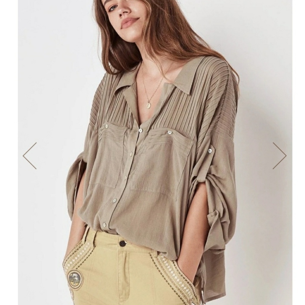 Spell Linda blouse khaki S